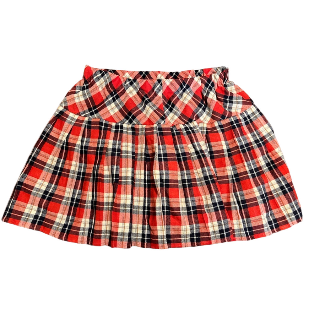 Urban CoCo Women's Elastic Waist Tartan Pleated School Skirt size XL